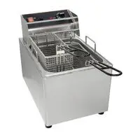 IMPORTED QUALITY STAINLESS STEEL 5 LITERS DEEP FRYER