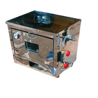 STAINLESS STEEL GAS OPERATED PIZZA OVEN, 12X18 INCH
