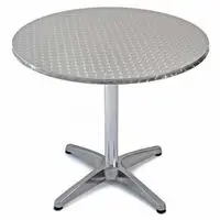 STAINLESS STEEL ROUND FAST FOOD TABLE