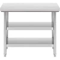 STAINLESS STEEL KITCHEN WORK TABLE (18=400)