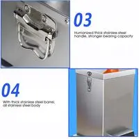 AUTOMATIC SS GARLIC PEELER MACHINE, 0.5 HP