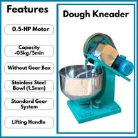 DOUGH KNEADER WITH 0.5 HP MOTOR