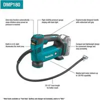 MAKITA INFLATOR DMP180Z MACHINE