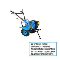 GEAR DRIVEN DIESEL POWER CULTIVATOR, 4.2 HP