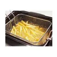 STAINLESS STEEL DOUBLE TANK DEEP FRYER, 5+5 LITERS