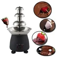 STAINLESS STEEL CHOCOLATE FOUNTAIN MACHINE 3 STEPS