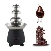 STAINLESS STEEL CHOCOLATE FOUNTAIN MACHINE 3 STEPS