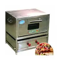 STAINLESS STEEL GAS OPERATED PIZZA OVEN, 18X18 INCH