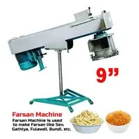 AUTOMATIC 9 INCHES NAMKEEN FARSAN MACHINE WITH 2 HP MOTOR