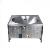STAINLESS STEEL 25 LTR TABLE TOP ELECTRIC KADAI, 28 INCH