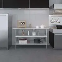 STAINLESS STEEL KITCHEN WORK TABLE (26=500)
