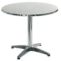 STAINLESS STEEL ROUND FAST FOOD TABLE
