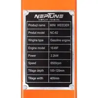 NEPTUNE NC-62 HEAVY DUTY MINI WEEDER 62 CC PETROL ENGINE