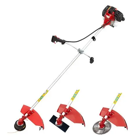 NEPTUNE SIMPLIFY FARMING 3 IN 1 BRUSH 2 STROKE GRASS TRIMMER WITH 3 BLADES (MEDIUM, RED)