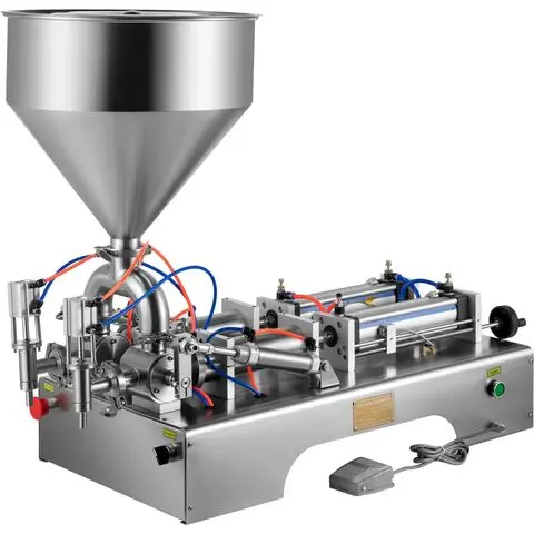 DOUBLE HEAD LIQUID FILLING MACHINE WITH 100-1000 ML CAPACITY