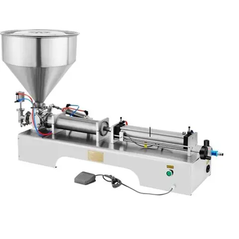 SINGLE HEAD PASTE FILLING MACHINE, 30 TO 300 ML