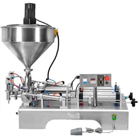 DOUBLE HEAD LIQUID FILLING MACHINE WITH 100-1000 ML CAPACITY