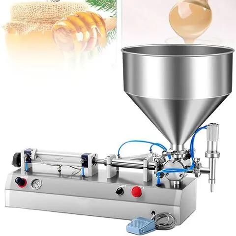 SINGLE HEAD PASTE FILLING MACHINE, 30 TO 300 ML