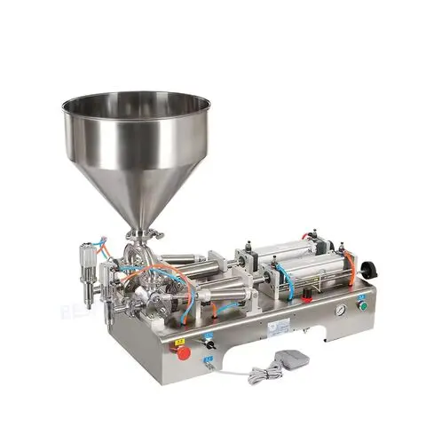 DOUBLE HEAD LIQUID FILLING MACHINE WITH 100-1000 ML CAPACITY