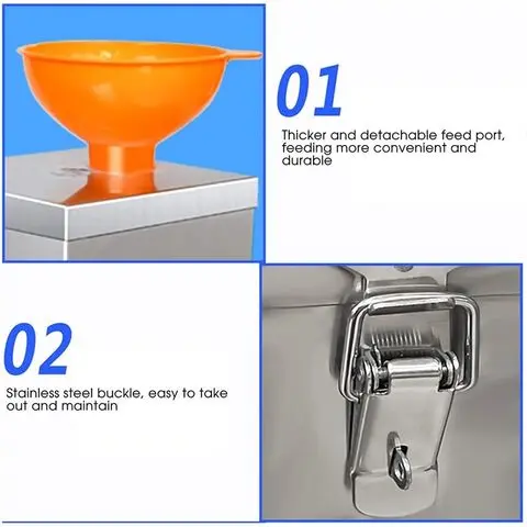AUTOMATIC GARLIC PEELER MACHINE 0.25HP