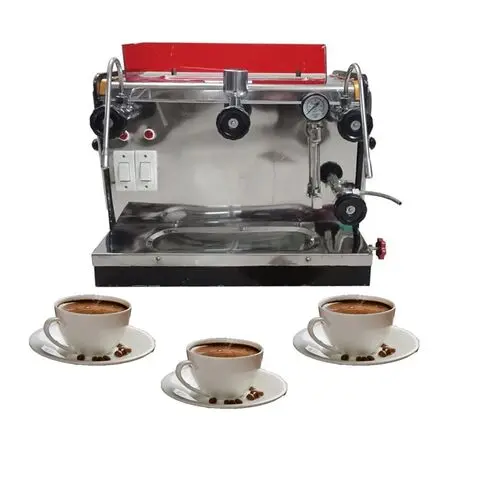 ELECTRIC AND GAS INDIAN TYPE COFFEE MACHINE, 18 INCHES