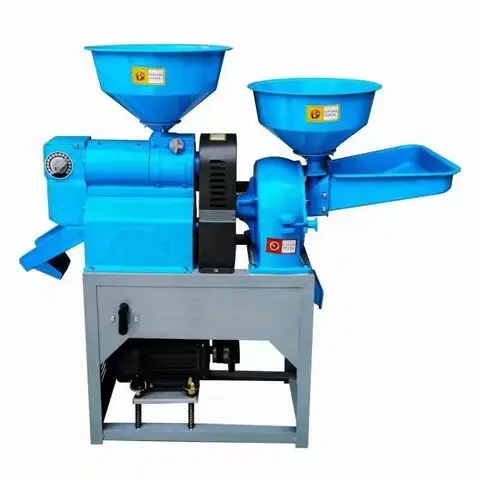 HEAVY DUTY COMBINED RICE MILL WITH PULVERIZER MACHINE WITHOUT MOTOR