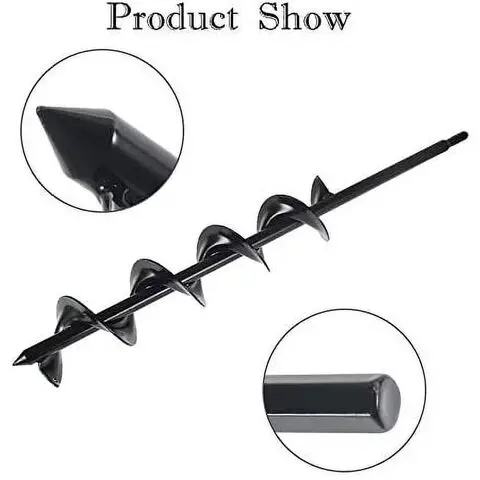4" INCH EARTH AUGER DRILL BIT