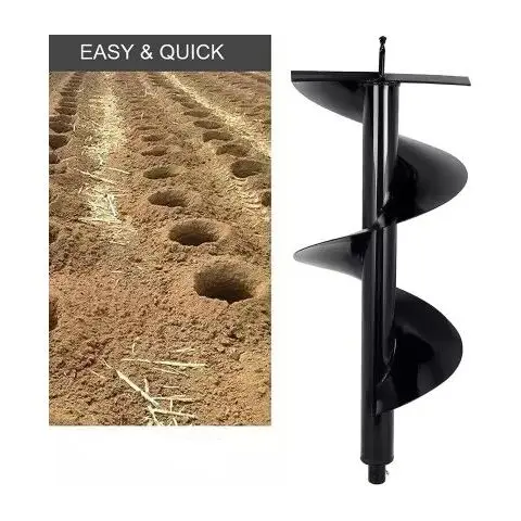 4" INCH EARTH AUGER DRILL BIT