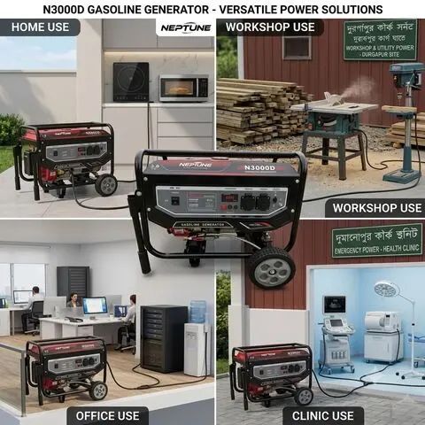 3 KVA PETROL PORTABLE GENERATOR SELF START