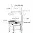 BOX STRACH WRAPPER WITH TOP PNEUMATIC HOLDER 900*900 MM
