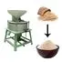 7.5HP ATTA CHAKKI 20 INCH FLOUR MILL HORIZONTAL BOLT TYPE