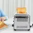 STAINLESS STEEL 6-BREAD POP UP TOASTER