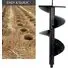 4" INCH EARTH AUGER DRILL BIT